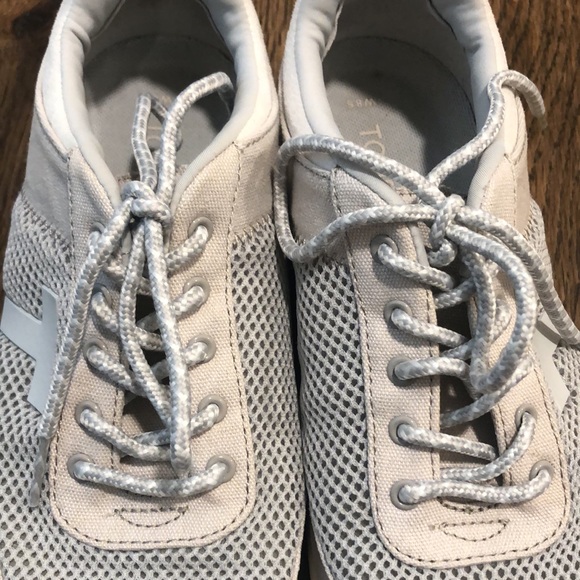 TOMS Women's Arroyo women sneakers gray and baby blue size 8.5 - Picture 9 of 11